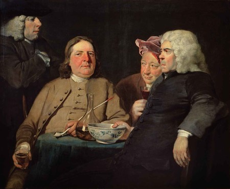Joseph Highmore Mr Oldham and his guests c.1735–45. Oil on canvas. Tate Britain, purchased 1948 N05864