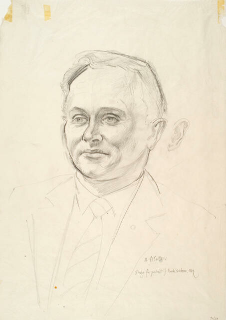 Study for portrait of Frank Dickson Esq.