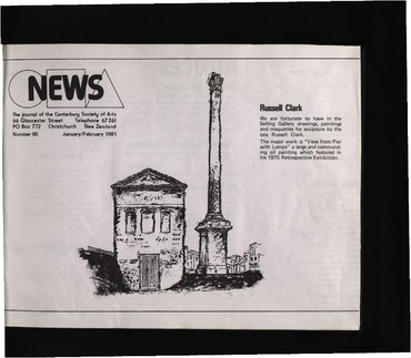 Canterbury Society of Arts News, number 95, January/February 1981