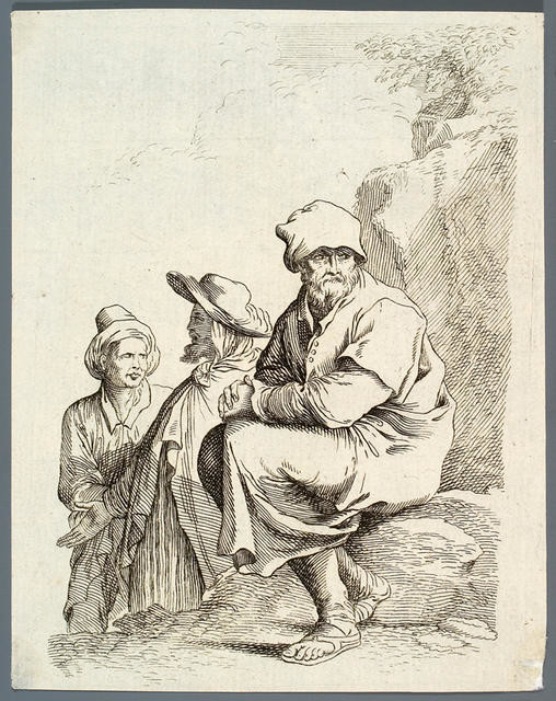 Seated Man With Cap