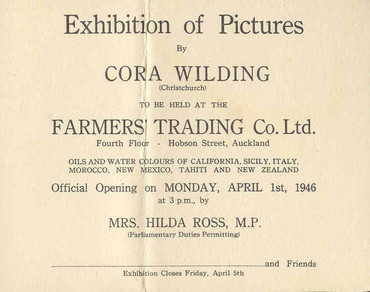 Cora Wilding archive inventory