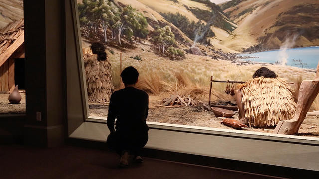 Ana Iti Treasures Left by Our Ancestors 2016. Single-channel digital video, colour, sound, duration 4 mins 40 secs. Collection of Christchurch Art Gallery Te Puna o Waiwhetū, purchased 2019