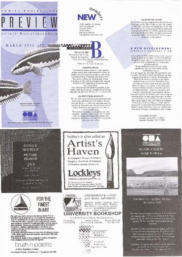 Canterbury Society of Arts Preview, number 175, March 1993