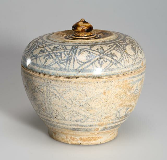 Large Covered Pot
