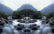 Wintering, after a Van der Velden study, Otira Gorge