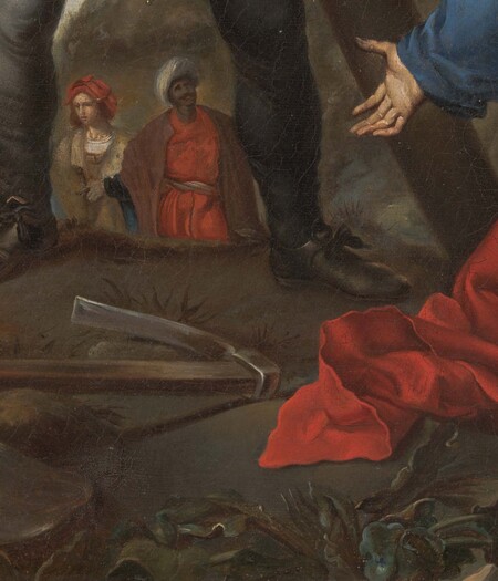 Artist unknown (after Carlo Dolci) The Martyrdom of Saint Andrew (detail) undated. Oil on canvas. Collection of Christchurch Art Gallery Te Puna o Waiwhetū, purchased 2020