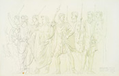 Section Of Frieze, Departure Of Domitian, Gregorian Profane Museum, Vatican 13 Feb 1974