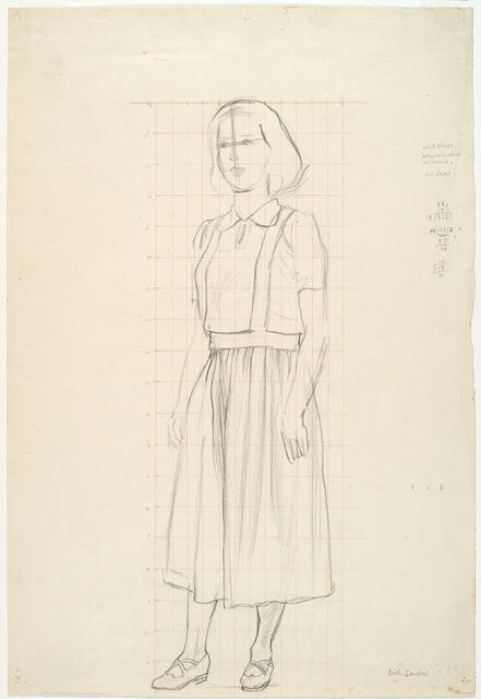 Beth Zanders study for 'Homage to Frances Hodgkins'