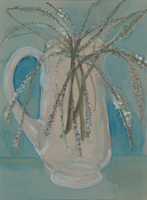 Tī Kouka in glass jug, a gift specimen