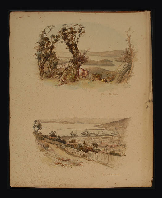 Port Chalmers (above); Port Lyttelton (below)